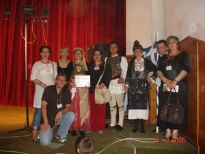 Από την απονομή του 1ου Βραβείου στο Φεστιβάλ Golden Fish της Ρουμανίας